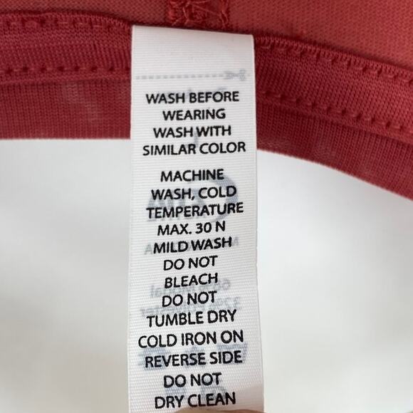 Zyia Tybee Island Mini Tank Dress Sleeveless Modal Tunic Faded Brick Womens L - Picture 7 of 7